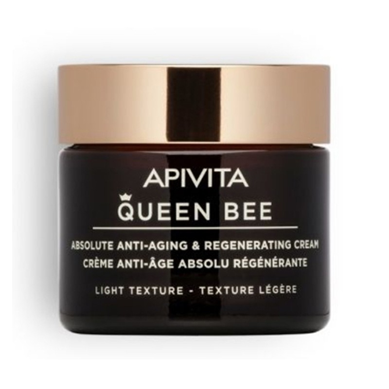 APIVITA Queen Bee Crema Regeneradora Antiedad T. Ligera, 50 ml.