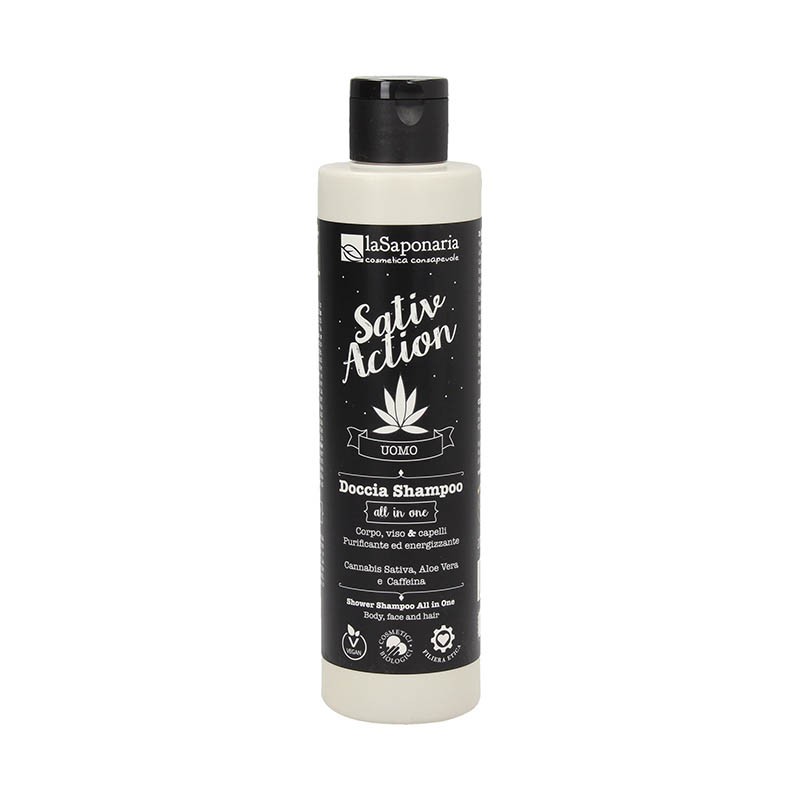 Champú de ducha todo en uno La Saponaria, 200 ml.