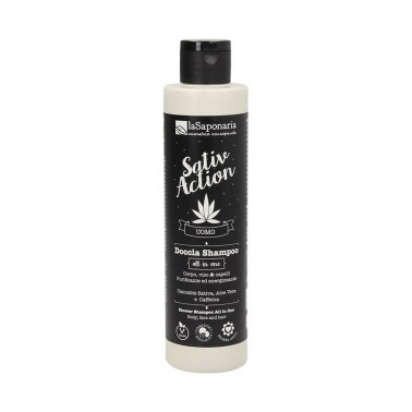Champú de ducha todo en uno La Saponaria, 200 ml.