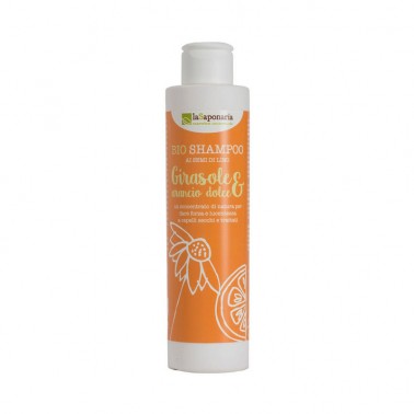 Champú de Girasol y Naranja La Saponaria, 200 ml.