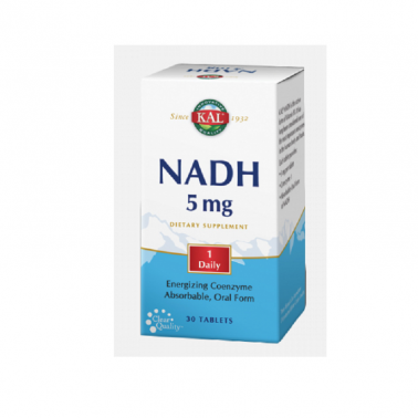 NADH 5mg. ENADA Solaray, 30 comp.