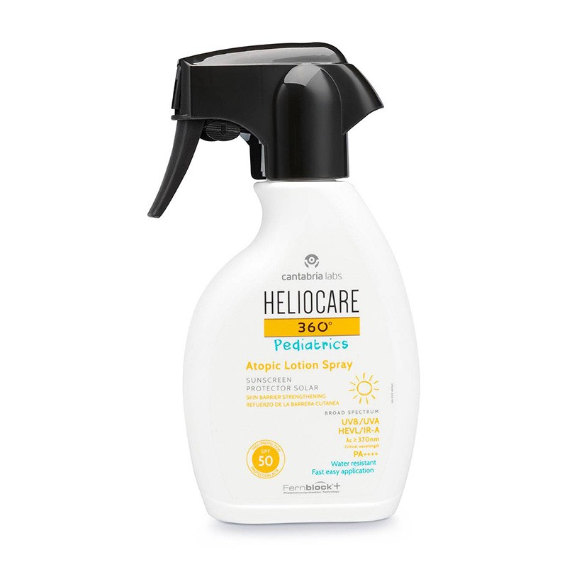 Heliocare 360º SPF50 Pediatrics Atopic Spray, 250 ml.