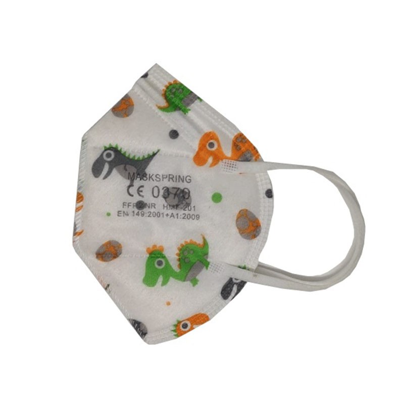 Mascarilla Infantil FFP2 NR Dinosaurios, 1 un