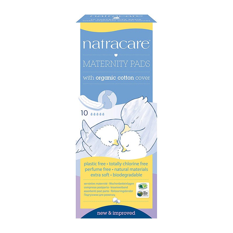 Compresa Post Parto Natracare, 10 uds.