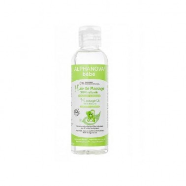 Aceite de Masaje Bebe BIO Alphanova, 100 ml.