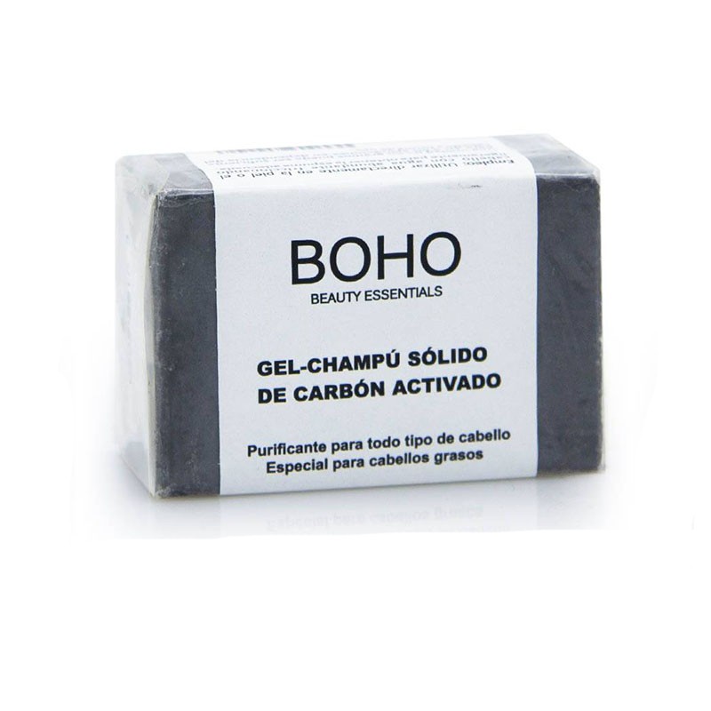 Champú Sólido Carbón Activado Boho, 55 gr.