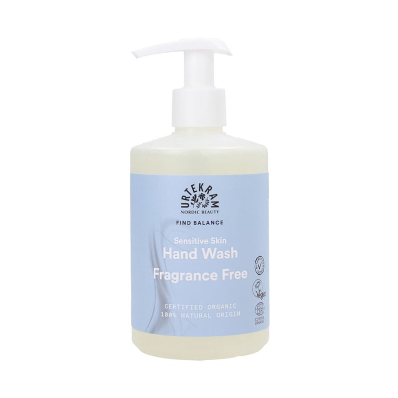 Fragance Free Jabón de Manos con dispensador Urtekram, 300 ml.