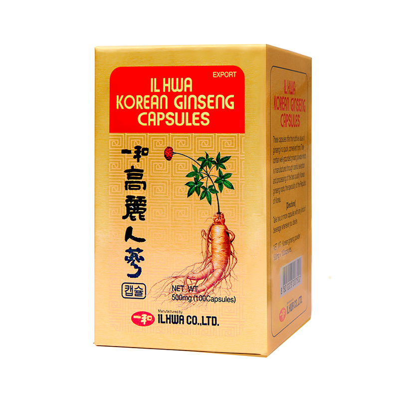 Ginseng IL HWA Tongil, 100 cap. Tarro