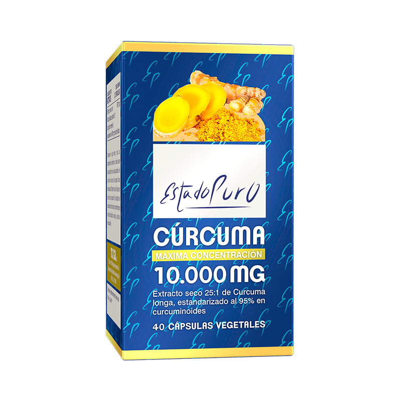 Cúrcuma 10.000 mg Estado Puro Tongil, 40 Cap.