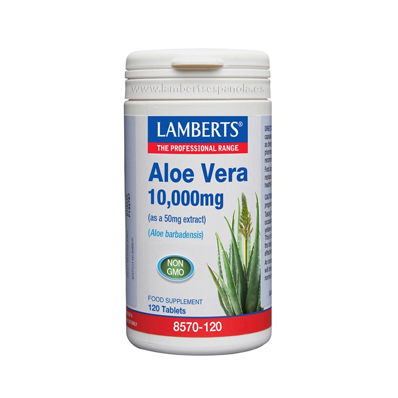 Aloe Vera 10.000mg. Lamberts, 120comp.