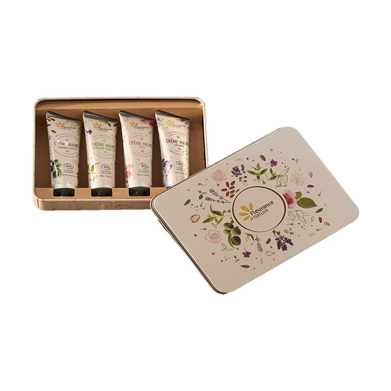 Fleurance Nature Cofre Beige Cuarteto de Crema de Manos