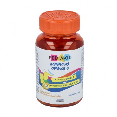 PediaKid Gominolas Omega 3 Ineldea, 60 Gominolas