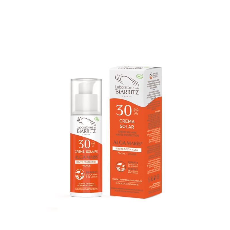 Algamaris Crema solar facial SPF30 BIO, 50 ml