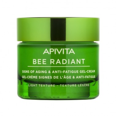 APIVITA Bee Radiant Gel Crema Signos de la Edad y Antifatiga T. Ligera, 50 ml.