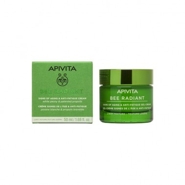 APIVITA Bee Radiant Gel Crema Signos de la Edad y Antifatiga T. Ligera, 50 ml.