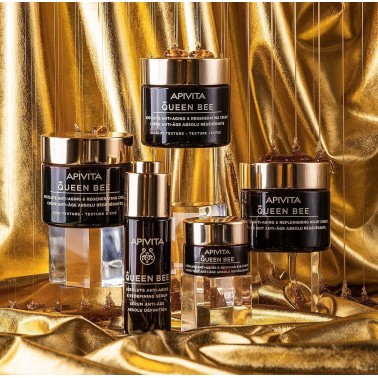 APIVITA Queen Bee Crema Noche Reconstituyente Antiedad, 50 ml.