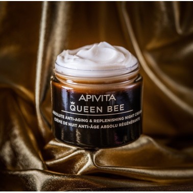 APIVITA Queen Bee Crema Noche Reconstituyente Antiedad, 50 ml.