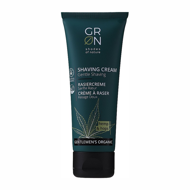 Crema de Afeitado Cáñamo y Lúpulo GRN, 75 ml.