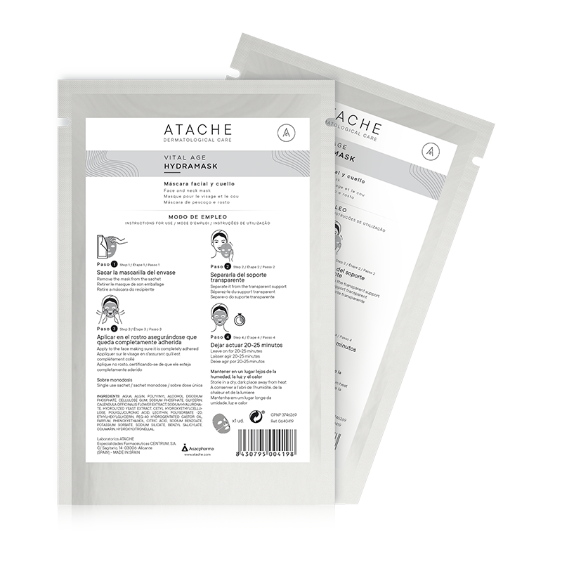 Vital Age Hydramask Mascarilla Hidratante Atache, 1 ud.