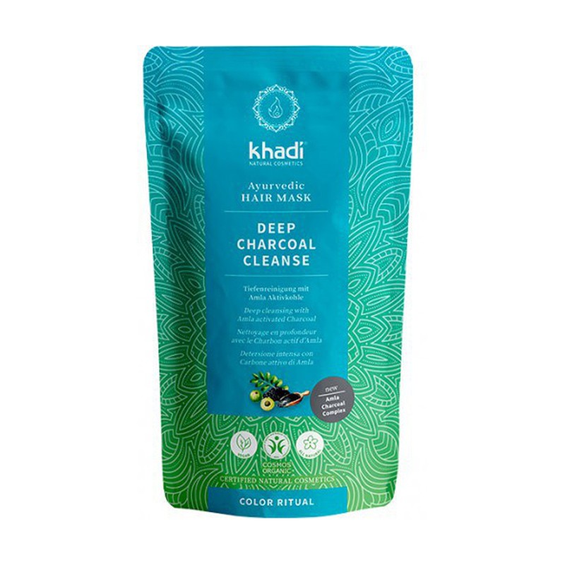 Mascarilla Capilar Detox Limpieza Profunda Khadi, 50 gr.