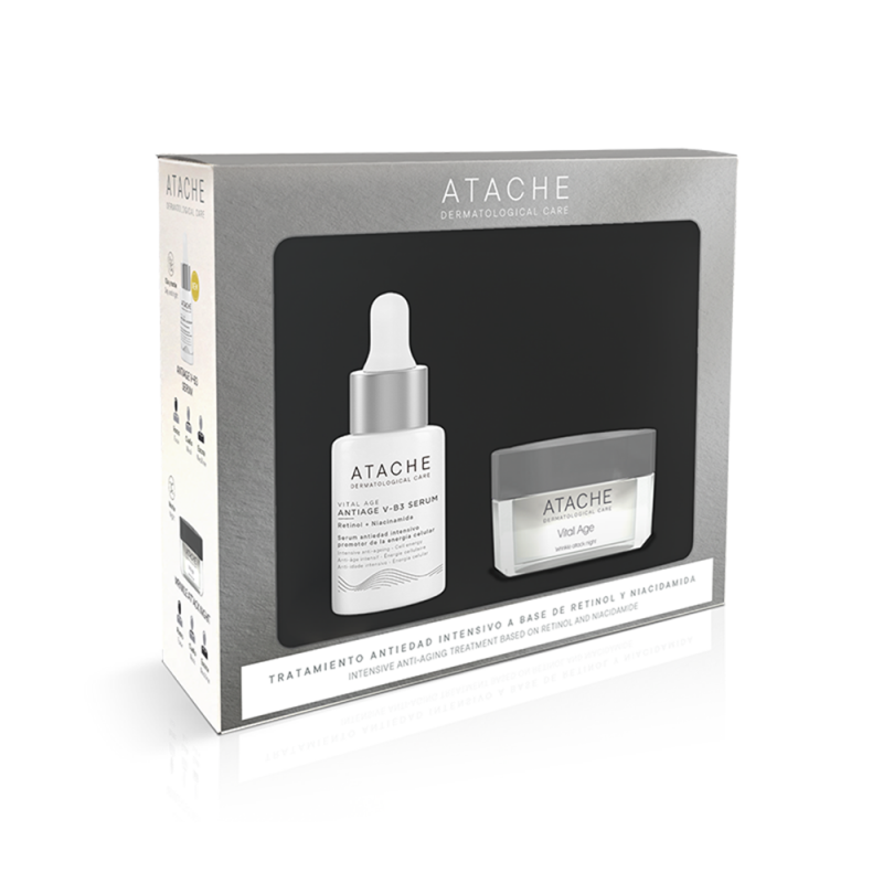 Pack NV8 Antiage V-B3 Sérum + Wrinkle Attack Night Atache