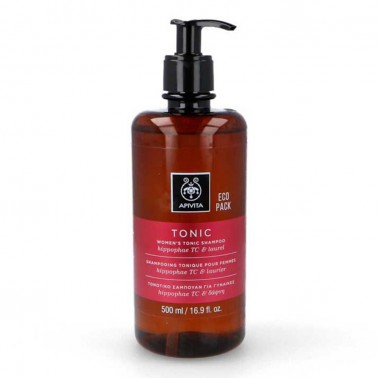 APIVITA Champú tonificante para mujeres para la caída del cabello, 500ml.