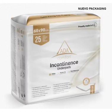 Ada Group Empapadores Desechables Incontinencia 60 x 90, 25 unidades