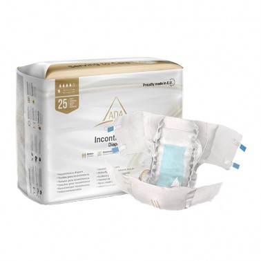 Pañal para Incontinencia Adulto Talla S ADA, 25 uds.