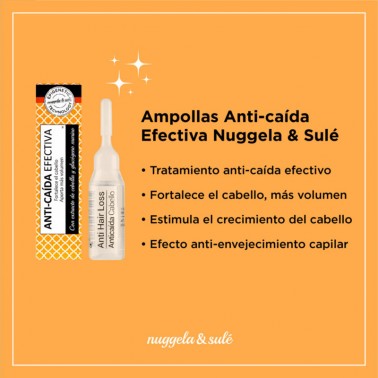 Ampollas anticaída Nuggela & Sulé, 8 un. de 10 ml.