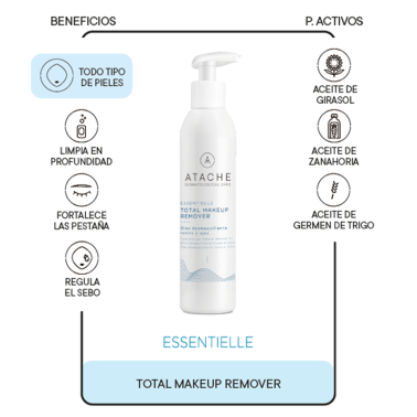Essentielle Total Makeup Remover Atache, 250 ml.