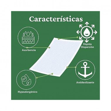 Ada Group Empapadores 60 X 60 Desechables Incontinencia, 25 unidades