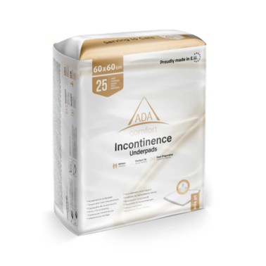Ada Group Empapadores 60 X 60 Desechables Incontinencia, 25 unidades