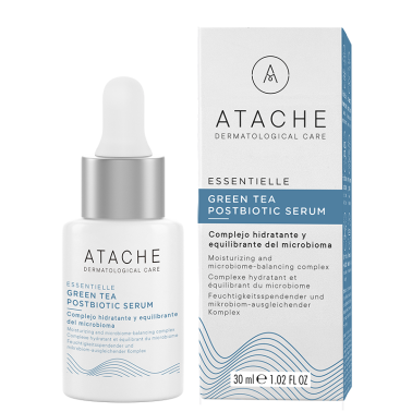 Essentielle Green Tea Postbiotic Sérum Atache, 30 ml.