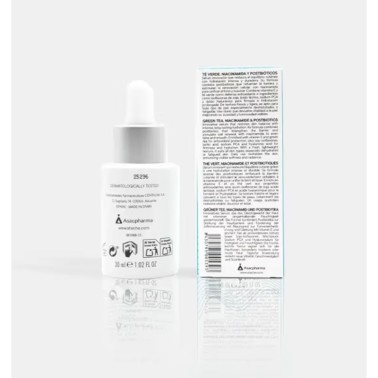 Essentielle Green Tea Postbiotic Sérum Atache, 30 ml.