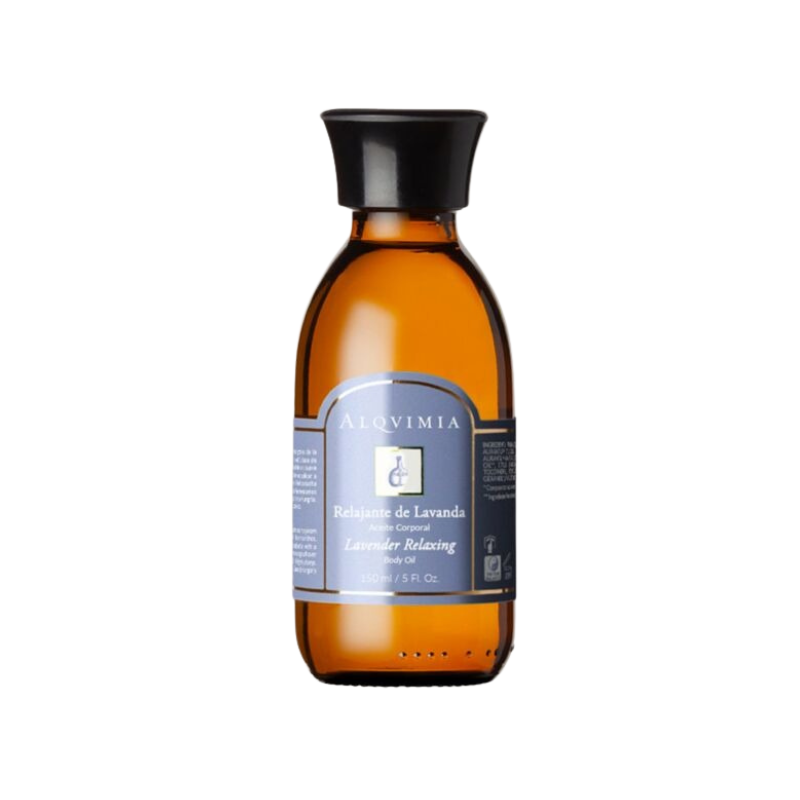 Aceite Corporal Relajante de Lavanda Alqvimia, 150 ml.