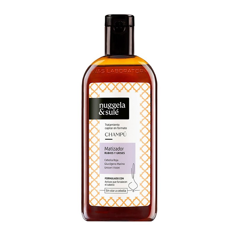 Champú Matizador Cabellos Rubios y Grises Nuggela & Sulé, 250 ml.