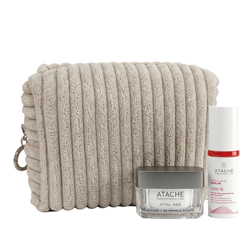 Neceser DP66 Despigmen P3 Serum +  Antiage V-B3 Wrinkle Attack Atache