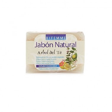 Jabón de Aceite de Arbol del Té Bifemme, 100 gr.