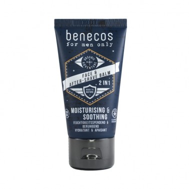 Benecos for men only Face & Aftershave bálsamo, 50 ml.