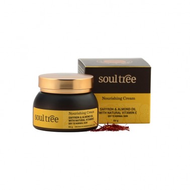 Crema facial nutritiva con azafrán SoulTree, 60 ml.