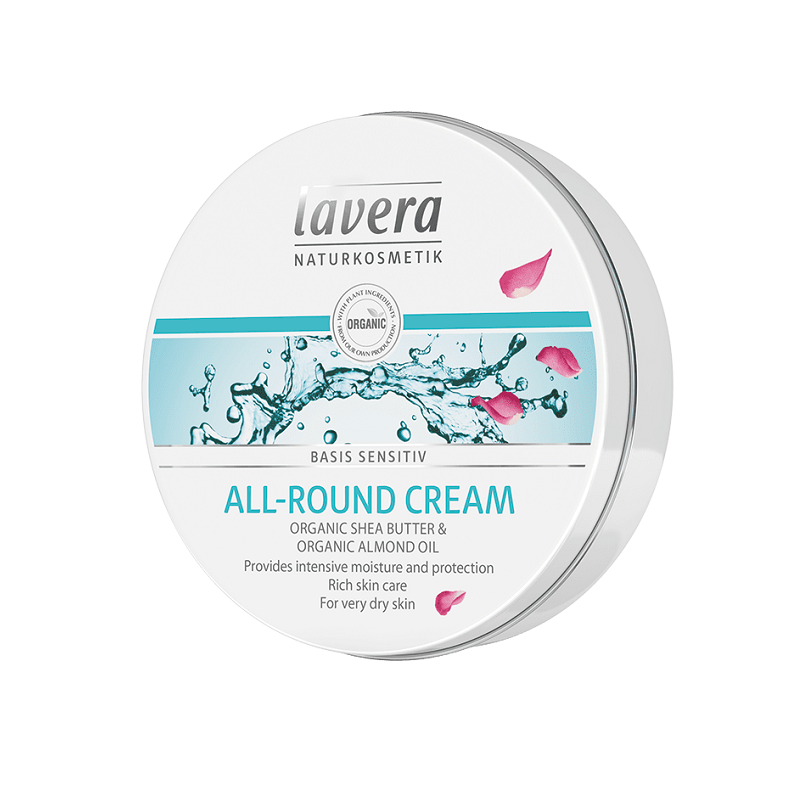 Crema cara y cuerpo karite + almendras BIO Lavera, 150 ml.