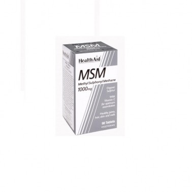 MSM Health Aid metilsulfonilmetano 1000 mg., 90 comp.
