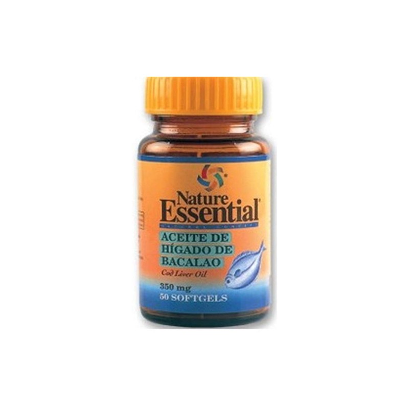 Aceite de Hígado de Bacalao 410 mg. Nature Essential, 50 perlas