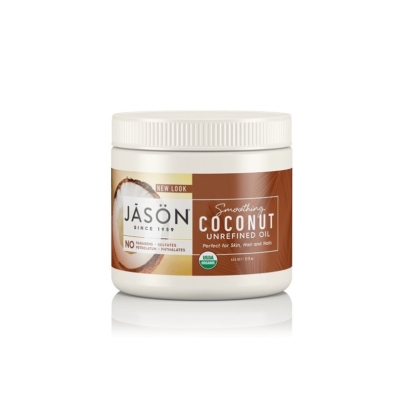 Aceite de Coco virgen ECO Jason, 443 ml.