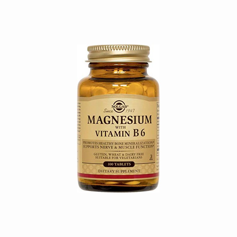 Magnesio + B6 Solgar 100 comp.