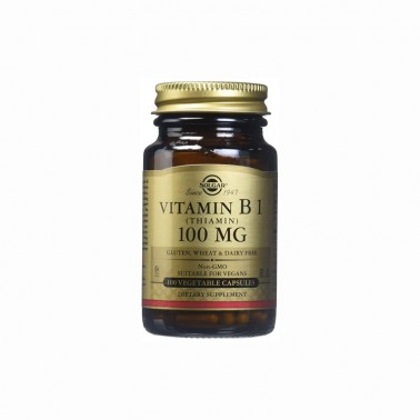 Vitamina B1 100 mg. Solgar, 100 cap.
