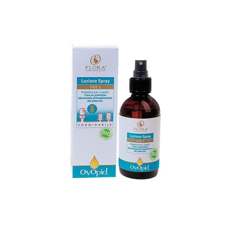 OVOPID Loción Spray anti piojos Fase 3 Flora, 150 ml