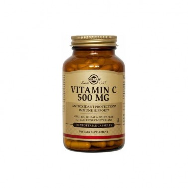 Vitamina C 500 mg. Solgar, 100 vegicaps.