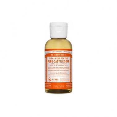 Jabón Líquido árbol del te Dr. Bronner´s, 60 ml.