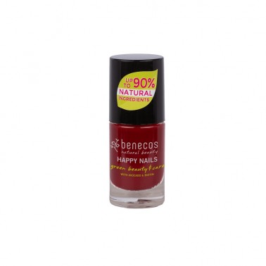 Benecos Laca de uñas Cherry Red, 5 ml.